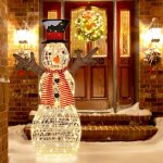 Goplus bonhomme de neige lumineux avec 80 lumières led décoration de noël festive intérieure / extérieure ... Goplus bonhomme de neige lumineux avec 80 lumières led décoration de noël festive intérieure / extérieure ...