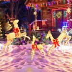 Goplus decoration noel exterieur lumineuses led set familial de rennes wapiti noël avec 255 lumières ... Goplus decoration noel exterieur lumineuses led set familial de rennes wapiti noël avec 255 lumières ...