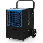 Goplus 66l / jour dshumidificateur industriel pour 418 m - minuterie 24hmobile avec pompe / tuyau de ...