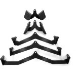 Goplus forme de t et v pour rameur barres de tirage pour machine � c�bles poign�es pour entra�nement ...