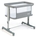 Goplus�lit�cododo�b�b�0 - 5mois�portable�3�en�1�avec�mode�berceau - matelas�amovible - hauteur�r�glable ...