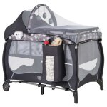 Goplus lit parapluie b�b� avec matelas102 cm x 72 cm x 74 cm bo�te � musique 3 jouets sac de transport ...