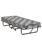 Goplus lit pliant 190x80x37cm avec matelas en mémoire de forme - charge 120kg - cadre en acier / 15 lattes ... Goplus lit pliant 190x80x37cm avec matelas en mémoire de forme - charge 120kg - cadre en acier / 15 lattes ...
