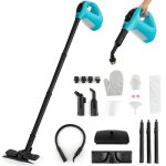 Goplus nettoyeur vapeur  main 1400w&2 bar avec 14 accessoires et verrouillage de scurit - portable ...