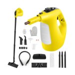 Goplus nettoyeur vapeur  main 1400w&2 bar avec 14 accessoires et verrouillage de scurit - portable ...