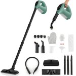 Goplus nettoyeur vapeur  main 1400w&2 bar avec 14 accessoires et verrouillage de scurit - portable ...