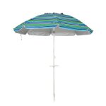 Goplus parasol de plage d199xh173cm t�te inclinable avec porte - gobelet / auvent / sac / bord rabattu8 ...