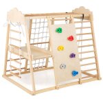 Goplus portique descalade en bois 8 - en - 1 pour enfants balançoire et barre fixe jouet descalade montessori ... Goplus portique descalade en bois 8 - en - 1 pour enfants balançoire et barre fixe jouet descalade montessori ...