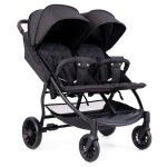 Goplus poussette double pliable avec dossier&repose - pieds rglable pour jumeaux avec pare - soleil&panierpou ...