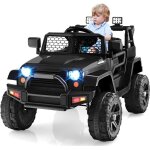 Goplus quad lectrique enfant 12v 3 - 8 ans avec tlcommande 24g - charge 30kg - klaxon musique - vitesse ...