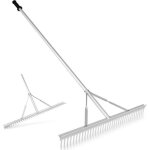 Goplusrteaudejardinenaluminiumavecttedoublefacede91cm - 36dents - mancheantidrapant174cmpour ...