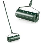 Goplus scarificateur manuel avec 27 dents - scarificateur à main avec tambour lesté - aérateur métallique pour ... Goplus scarificateur manuel avec 27 dents - scarificateur à main avec tambour lesté - aérateur métallique pour ...