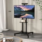 Goplus support tv réglable en hauteur etagère pour accessoires support tv roulant portable pour ecran ... Goplus support tv réglable en hauteur etagère pour accessoires support tv roulant portable pour ecran ...