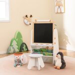 Goplus table enfant double face avec chaise - tableau noir / blanc - hauteur réglable - rouleau de papier ... Goplus table enfant double face avec chaise - tableau noir / blanc - hauteur réglable - rouleau de papier ...