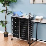 Goplus tour de rangementchariot de rangement avec 15 tiroirs a4 et 4 roulettes universelle pour chambre ... Goplus tour de rangementchariot de rangement avec 15 tiroirs a4 et 4 roulettes universelle pour chambre ...