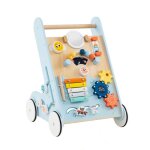 Goplus trotteur pour b�b� en bois chariot de marche montessori trotteur premier pas pour gar�ons et filles ...