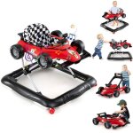 Goplus trotteur pliable pour bébé 6 - 12mois 4 en 1 avec 3 hauteurs réglables - plateau musical amovible ... Goplus trotteur pliable pour bébé 6 - 12mois 4 en 1 avec 3 hauteurs réglables - plateau musical amovible ...