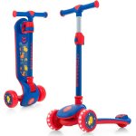 Goplus trottinette enfant pliable 3 roues avec plate - forme antidérapante guidon réglable roues lumineuses ... Goplus trottinette enfant pliable 3 roues avec plate - forme antidérapante guidon réglable roues lumineuses ...