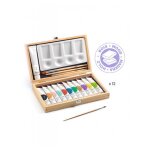 Gouaches - djeco - coffret dartiste - 12 couleurs - mixte - � partir de 3 ans