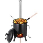 Goulash cannon 17l + 8lgoulash kettle stew oven avec fonction barbecue pour cuisine dextrieur cuisine ...