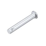 Goupille sourcing map 20pcs 6mm x 40mm trou unique chape broches t�te plate t�te zingu� solide acier ...