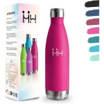 Gourde 500 ml sans bpa gourde isotherme 18 / 8 acier inoxydable bouteille isotherme isolation sous vide ...