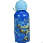 Gourde en aluminium - sonic le h�risson - 400 ml - bouchon anti - poussi�re - mixte - multisport