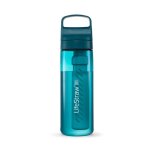 Gourde filtrante - lifestraw - lgv422tlww - bleu - filtre 2 �tapes - sans bpa - 50% plastique recycl� ...