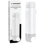 Gourde filtrante - wessper - b2 - acier inoxydable - 1000ml - filtre actitex? disc