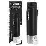 Gourde filtrante - wessper - b2 - acier inoxydable 18 / 8 - filtre actitex? disc - 1000ml