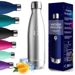 Gourde isotherme - 750ml - bouteille isotherme sans bpa gourde sport �tanche gourde inox processus de ...