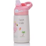 Gourde isotherme enfant - marque - modle - acier inoxydable - anti - fuite - 18x7. 2cm rose rose gourde ...