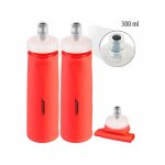 Gourdes pliables - speeron - 300 ml - sans bpa - orange - pack de 2