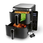 Friteuse verticale � air chaud - fryup - 10 l - 2800 w - double chambre (2 zones)