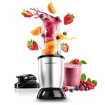 Gourmetmaxx nutrition mixer 4 pcs - avec couvercle � emporter - shakes smoothies & co.