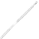 Gourmette identit� eds jewels homme argent fin 925 22cm * 8mm 11 grammes 40763