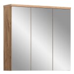 Grado armoir de salle de bain avec miroir 3 portes mat grischêne décor. Grado armoir de salle de bain avec miroir 3 portes mat grischêne décor.
