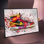Graffiti baskets affiches en toilemoderne pop street art abstrait chaussures de sport photos murales ... Graffiti baskets affiches en toilemoderne pop street art abstrait chaussures de sport photos murales ...