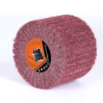 Grain 120 �120x100mm brosse abrasive en fibre synth�tique toile abrasive rouleau ponceur manchons de ...