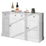 Grand buffet � 4 portes et 2 tiroirs buffet moderne pour salle � manger et salon 150 x 40 x 86 cm (l ...