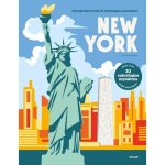 Mon grand carnet de coloriages au num�ro : new york