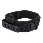 Grand collier tactique pour chien collier militaire r�glable en nylon boucle en m�tal robuste avec poign�e ...