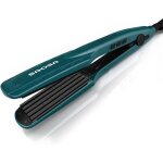 Grand fer � gaufrer cheveuxfers � friser pour la texture en ondulations zigzag & volumetemp�rature r�glabledou ...