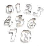 Grand numro emporte - pices 9 pices biscuits ensemble de coupe en acier inoxydable outils de dcoration ...