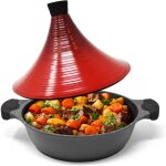 Grand plat À tajine en aluminium - plat À tajine marocain antiadhésif de 28 cm pour une cuisson lente ... Grand plat À tajine en aluminium - plat À tajine marocain antiadhésif de 28 cm pour une cuisson lente ...