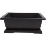Grand pot de rectangle bonsa� p�pini�re jardini�re balcon conteneur 29x21x10. 5cm odipie