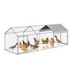 Grand poulailler 120 x 40 x 40 enclos  poules en mtal pour cour poules de ferme darrire - cour lapin ...