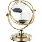 Grand sablier en laiton 60 minuteshorloge de sable noire rotative antiquesablier en verre unity 1 heure ...