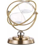 Grand sablier en laiton 60 minuteshorloge de sable rotative antiquesablier en verre unity 1 heure