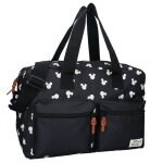 Grand sac  langer noir avec tapis a langer disney mickey mouse